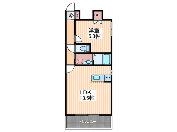 ウイング宝町ファイブの物件間取画像